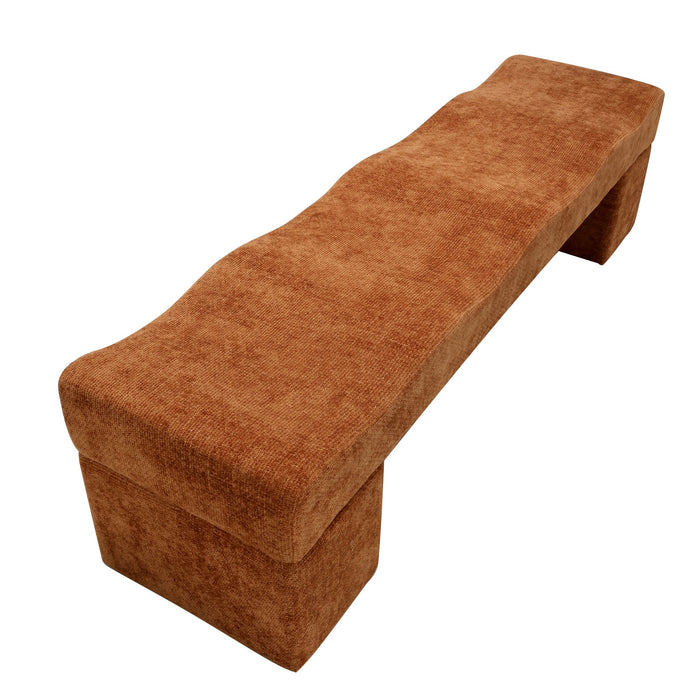 Rivaro 1.8m Ottoman Bench - Lila Copper