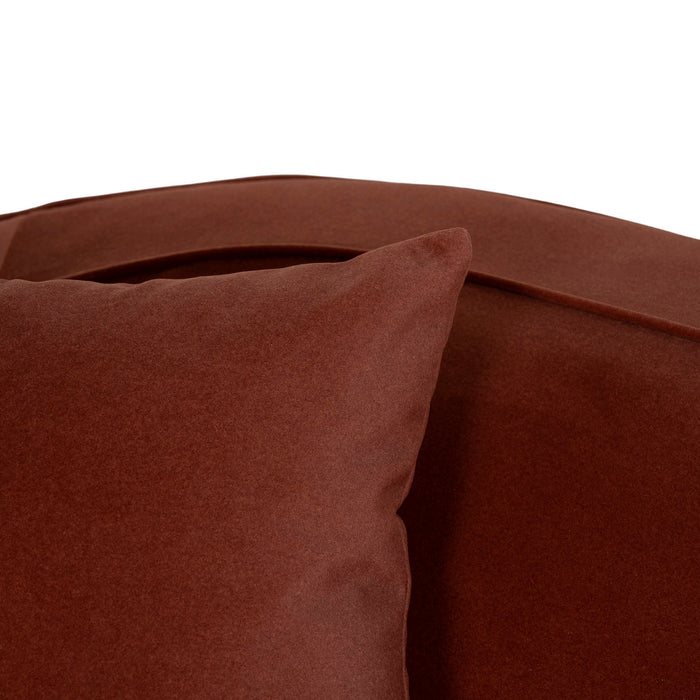 Brunora 3 Seater Sofa - Burnt Maroon