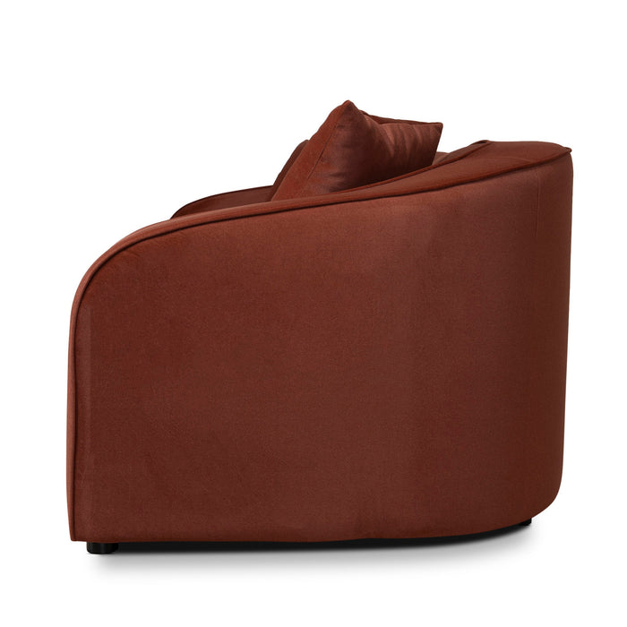 Brunora 3 Seater Sofa - Burnt Maroon