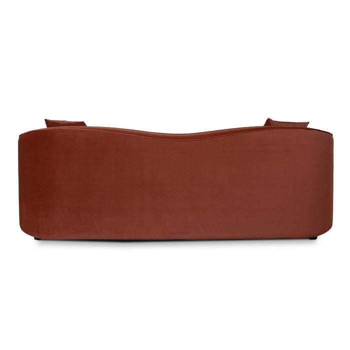 Brunora 3 Seater Sofa - Burnt Maroon