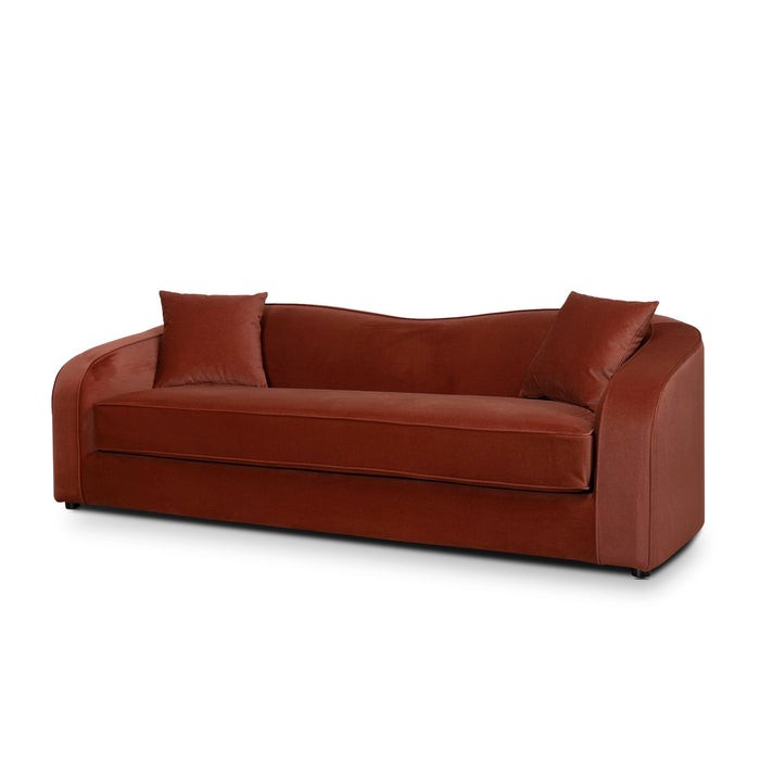 Brunora 3 Seater Sofa - Burnt Maroon