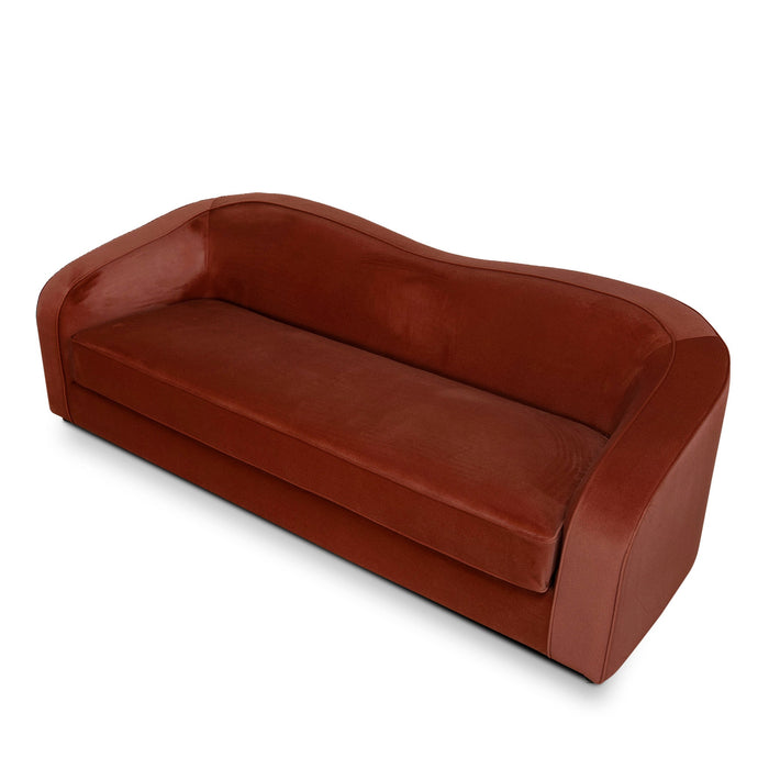 Brunora 3 Seater Sofa - Burnt Maroon
