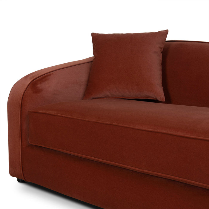 Brunora 3 Seater Sofa - Burnt Maroon