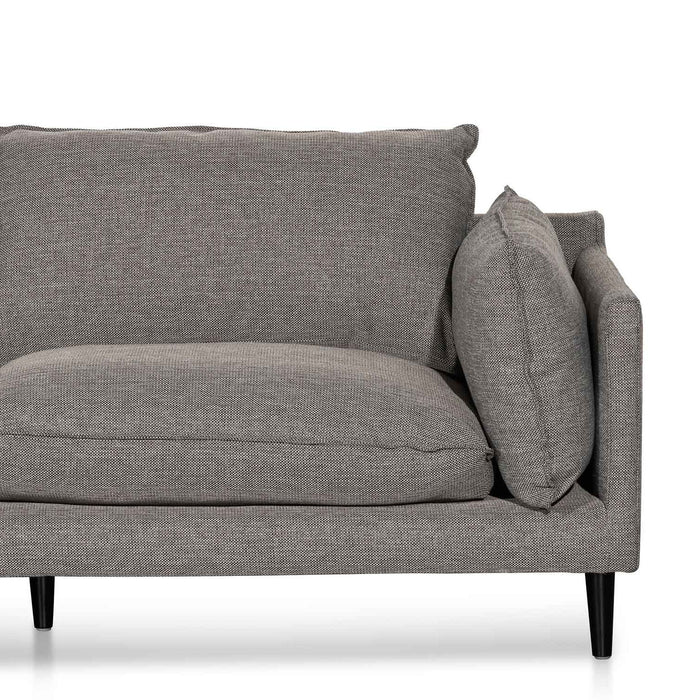 CLC6430-KSO 4 Seater Left Chaise Fabric Sofa - Graphite Grey