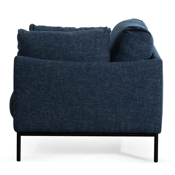 CLC6557-KSO Fabric Arm Chair - Dark Blue