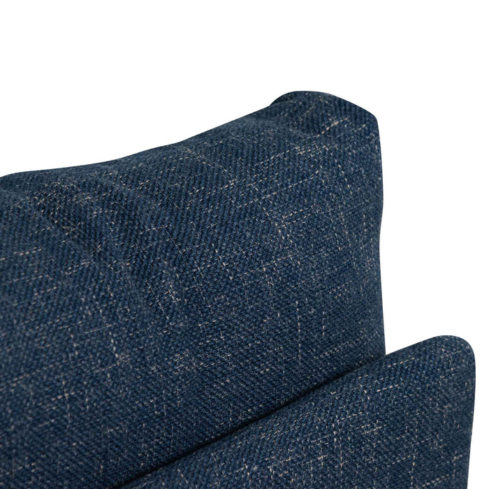 CLC6557-KSO Fabric Arm Chair - Dark Blue