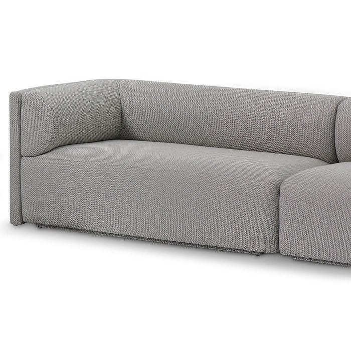 CLC6649-CA 4 Seater Fabric Sofa - Grey