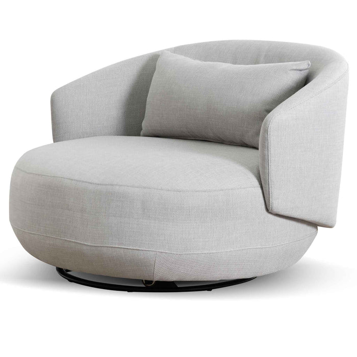 CLC6657-KSO Fabric Armchair - Light Texture Grey