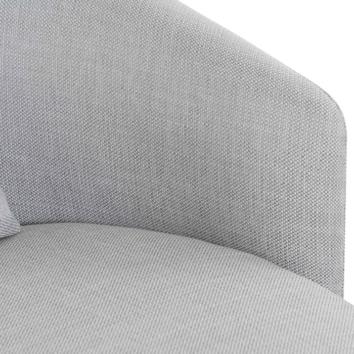 CLC6657-KSO Fabric Armchair - Light Texture Grey