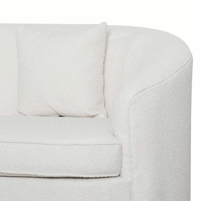 CLC6742-FS 4 Seater Sofa - Ivory White Boucle