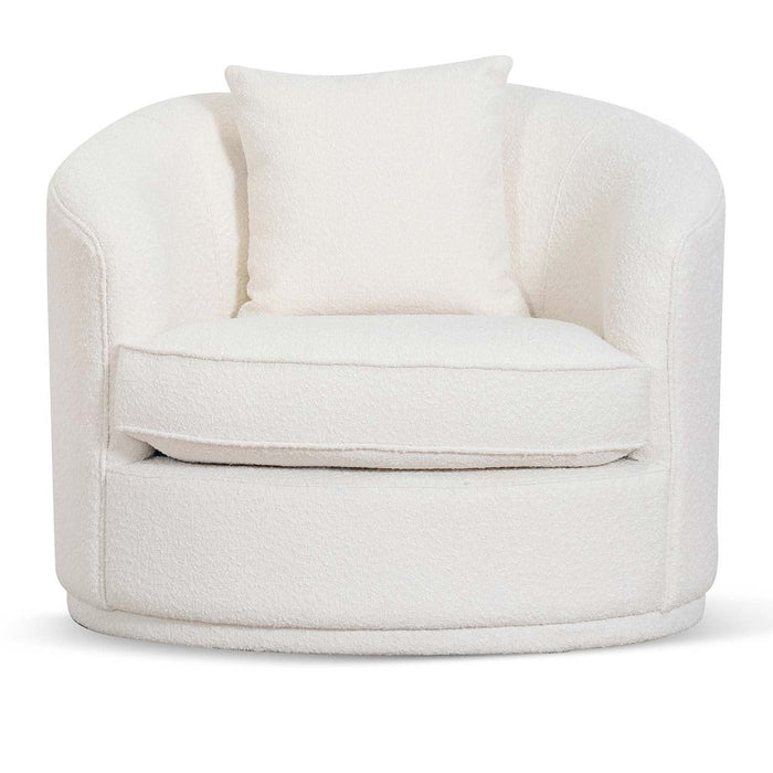 CLC6743-FS Armchair - Ivory White Boucle