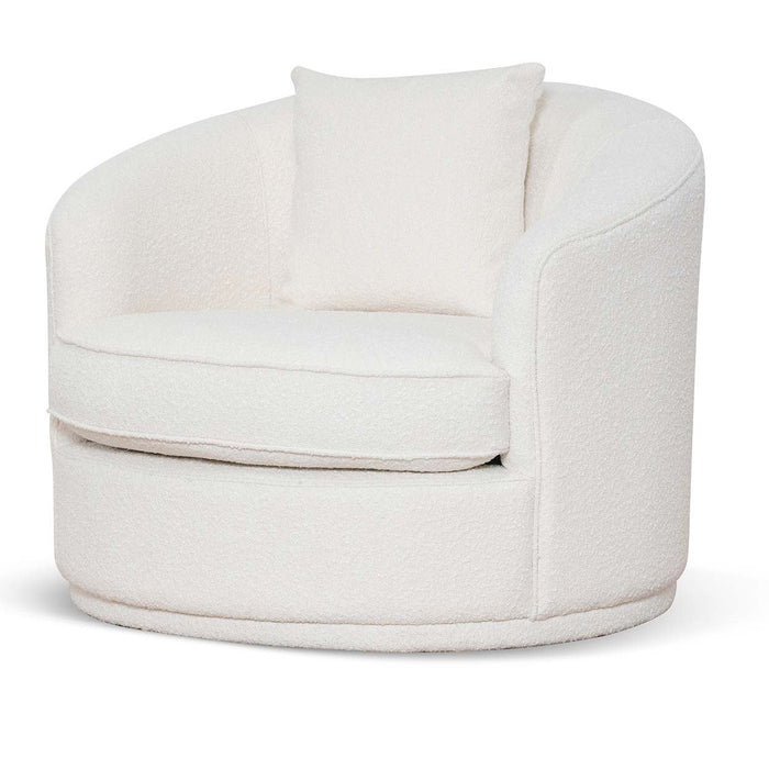 CLC6743-FS Armchair - Ivory White Boucle