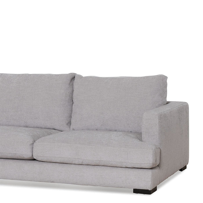 CLC6815-KSO 4 Seater Fabric Left Chaise Sofa - Oyster Beige