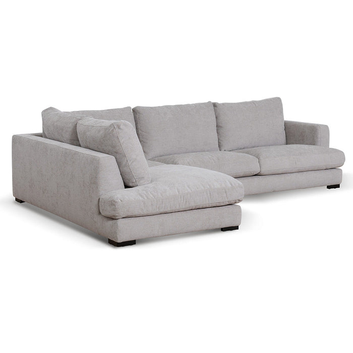 CLC6815-KSO 4 Seater Fabric Left Chaise Sofa - Oyster Beige