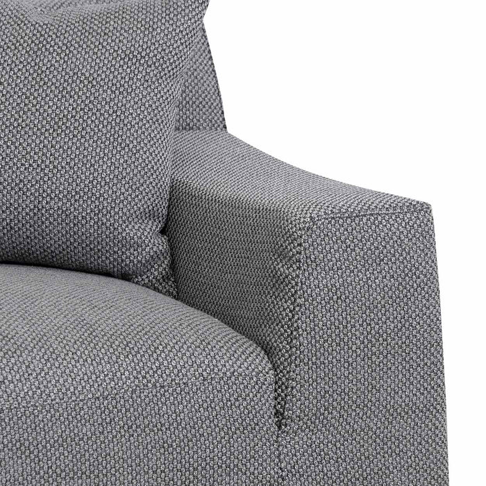 Marlin 3 Seater Left Chaise Sofa - Noble Grey