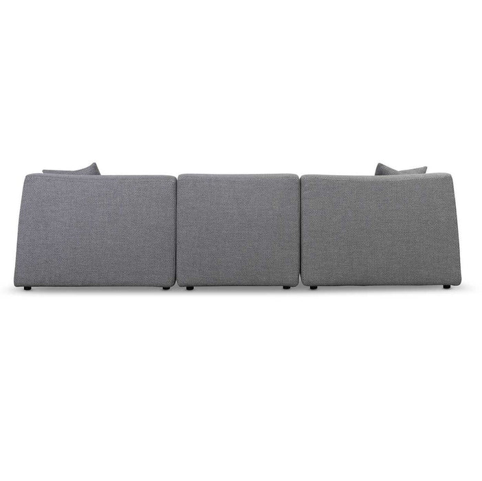 Marlin 3 Seater Right Chaise Sofa - Noble Grey