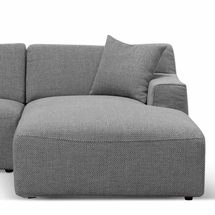 Marlin 3 Seater Right Chaise Sofa - Noble Grey