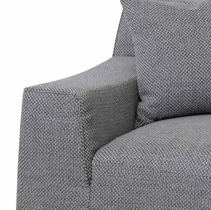 CLC6826-YY 3 Seater Right Chaise Sofa - Noble Grey