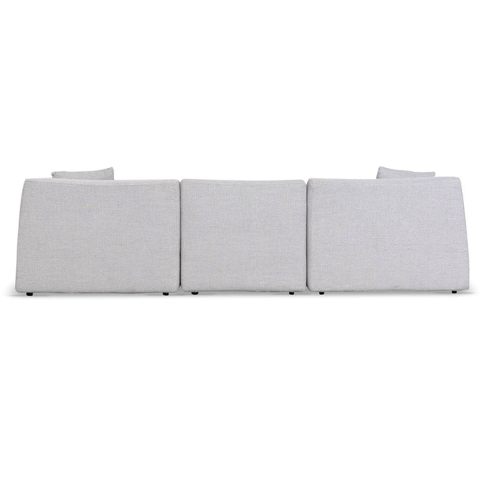 Marlin 3 Seater Right Chaise Sofa - Passive Grey