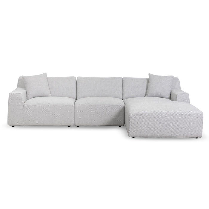 CLC6827-YY 3 Seater Right Chaise Sofa - Passive Grey