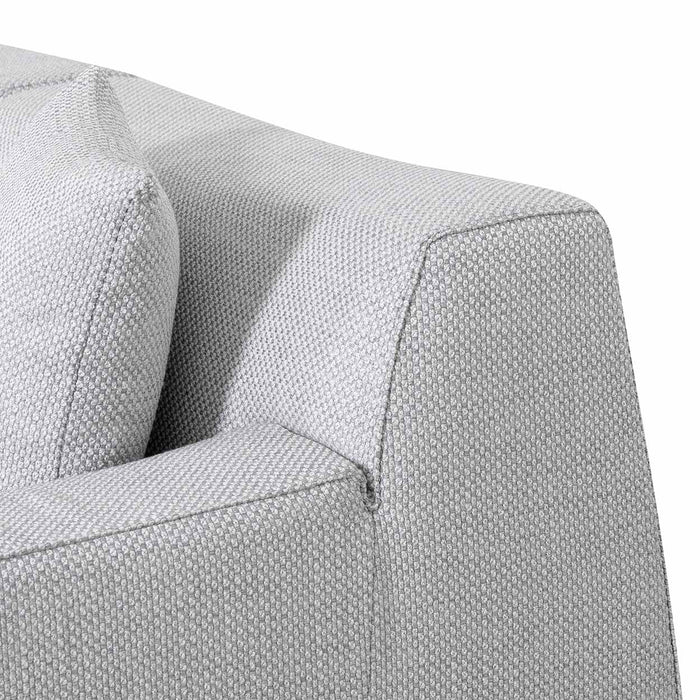 Marlin 3 Seater Right Chaise Sofa - Passive Grey