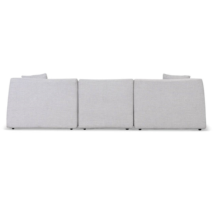 Marlin 3 Seater Left Chaise Sofa - Passive Grey