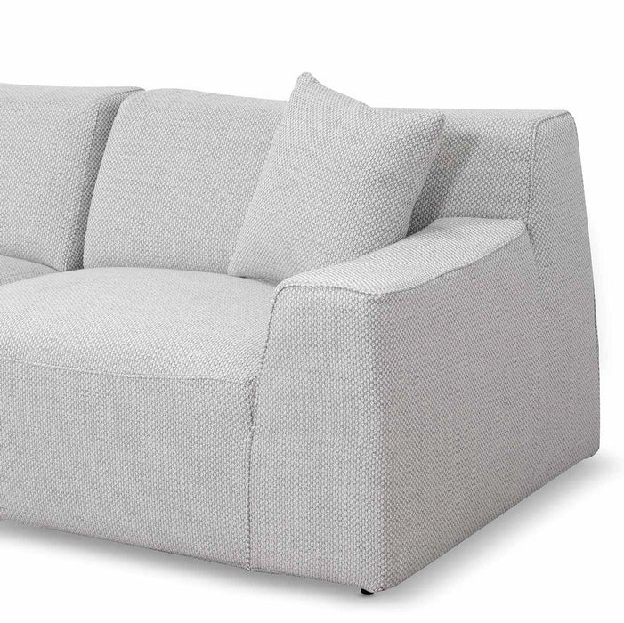 Marlin 3 Seater Left Chaise Sofa - Passive Grey