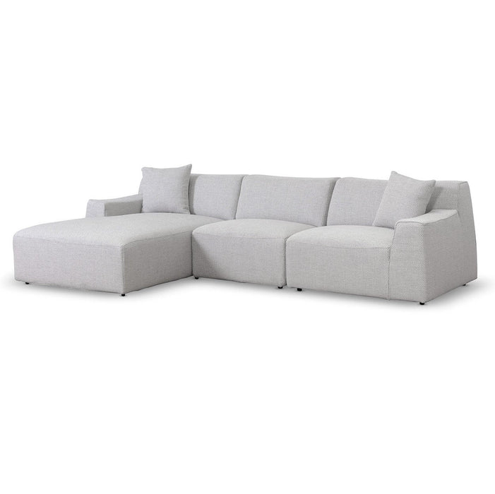 CLC6828-YY 3 Seater Left Chaise Sofa - Passive Grey