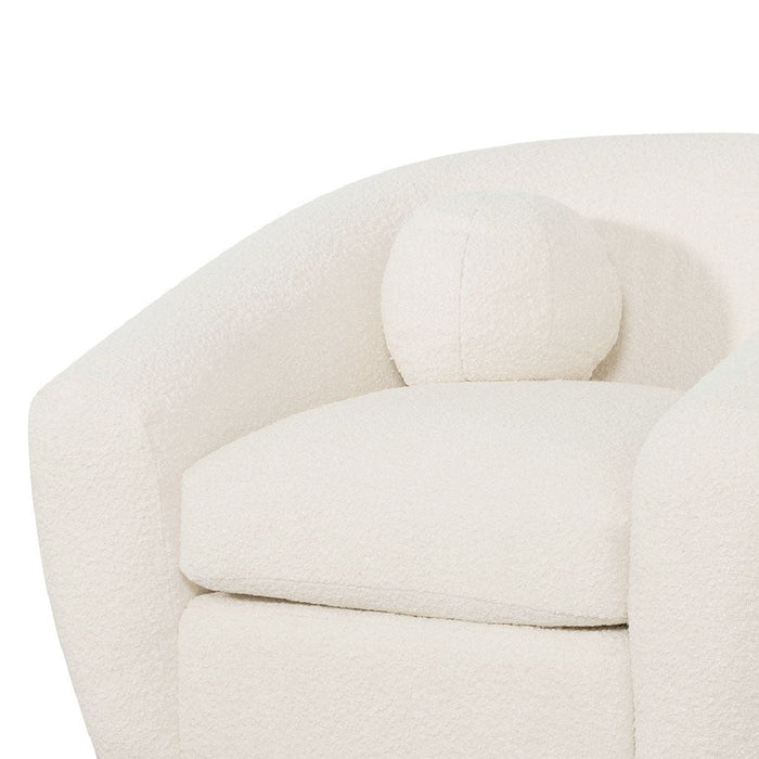 CLC6830-CA Armchair - Ivory White Boucle