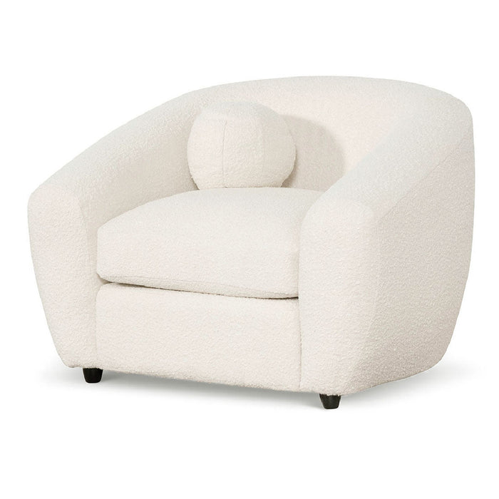 CLC6830-CA Armchair - Ivory White Boucle