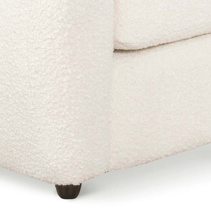 Hurst Armchair - Ivory White Boucle