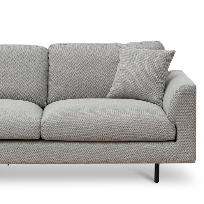 CLC6833-CA 4 Seater Fabric Sofa - Grey