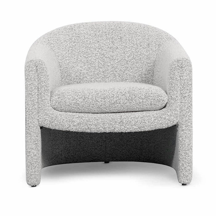 CLC6867-CA Armchair - Charcoal White Boucle