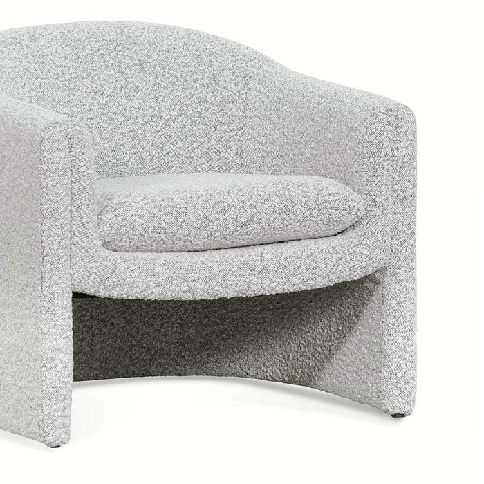 CLC6867-CA Armchair - Charcoal White Boucle