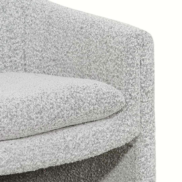 CLC6867-CA Armchair - Charcoal White Boucle