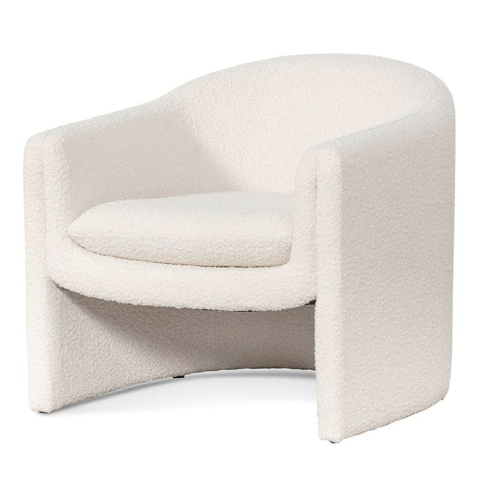 CLC6868-CA Armchair - Ivory White Boucle