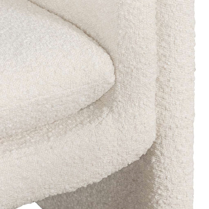 CLC6868-CA Armchair - Ivory White Boucle