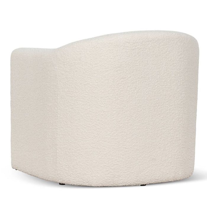 CLC6868-CA Armchair - Ivory White Boucle