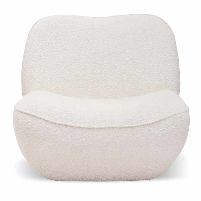 CLC6869-CA Lounge Chair - Ivory White Boucle