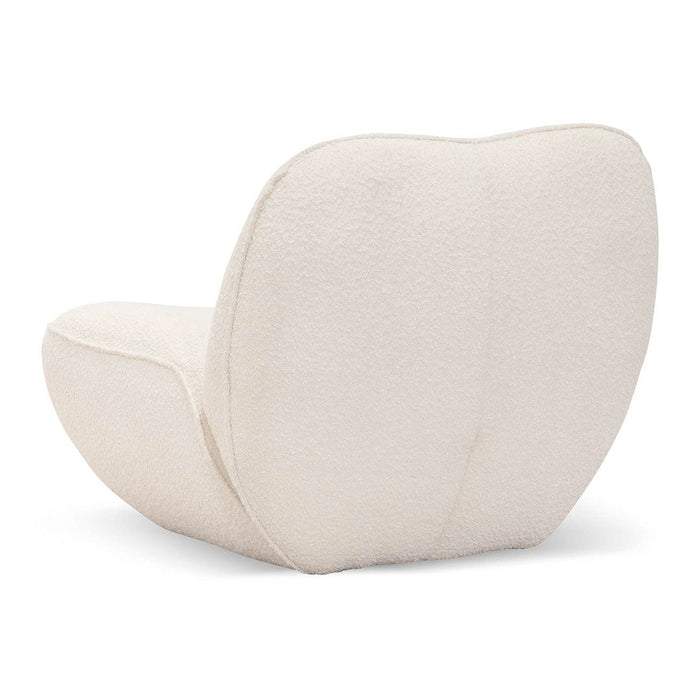 CLC6869-CA Lounge Chair - Ivory White Boucle