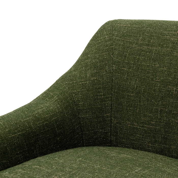 CLC6968-KSO Fabric Armchair - Khaki Green