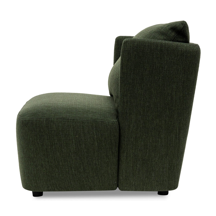 CLC6979-YY Fabric Armchair - Fir Green