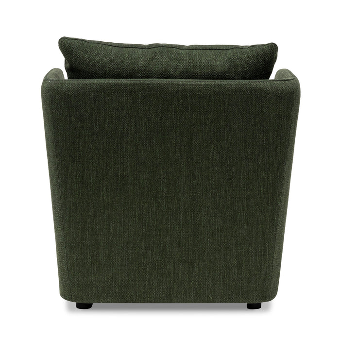 CLC6979-YY Fabric Armchair - Fir Green