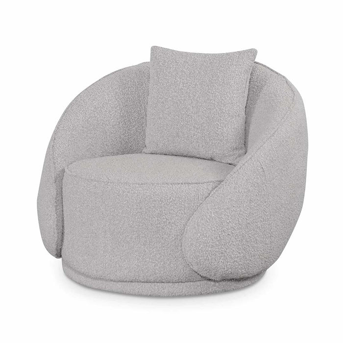 CLC8051-FS Armchair - Ash Grey Boucle