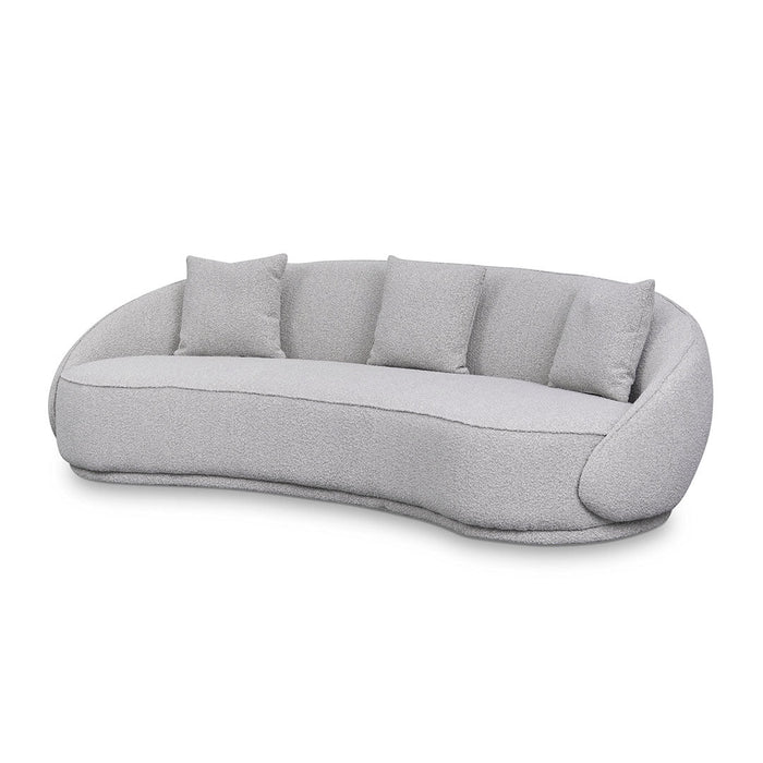 CLC8052-FS 4 Seater Sofa - Ash Grey Boucle