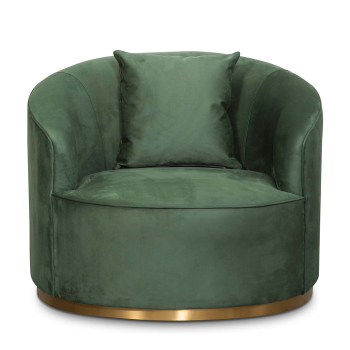 CLC8056-FS Armchair - Dark Green Velvet