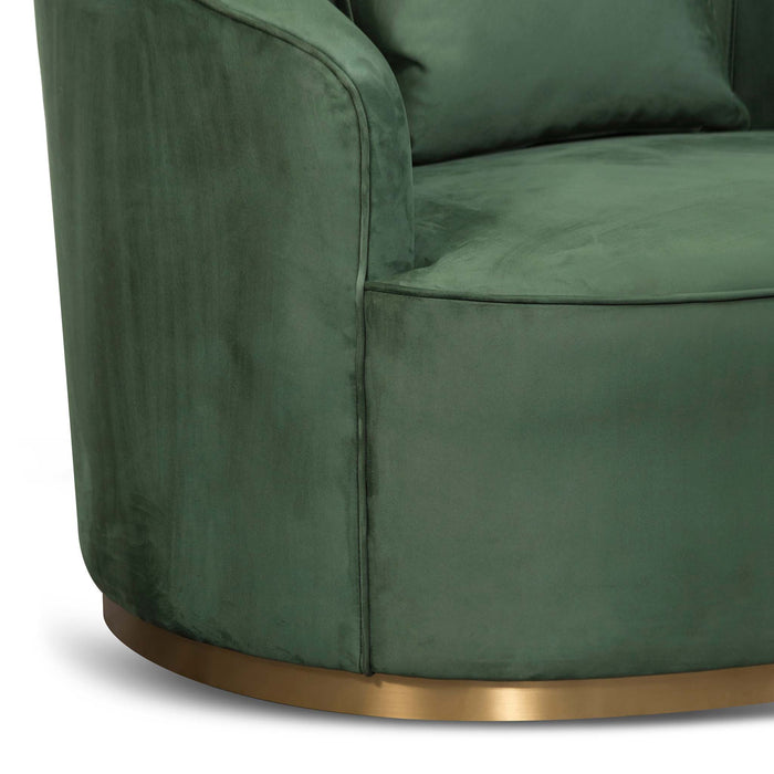 CLC8056-FS Armchair - Dark Green Velvet