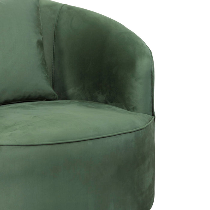 CLC8056-FS Armchair - Dark Green Velvet