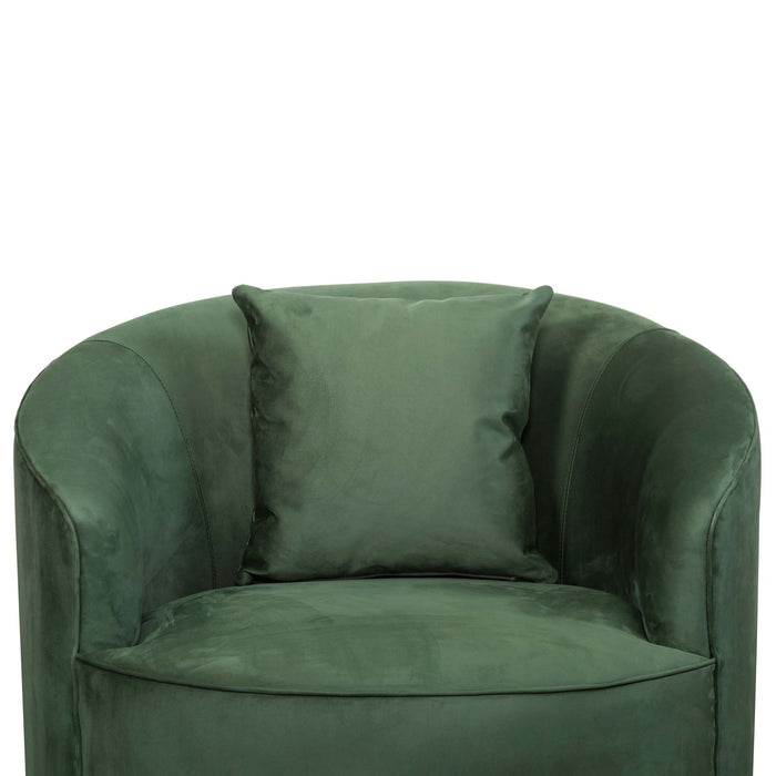 CLC8056-FS Armchair - Dark Green Velvet