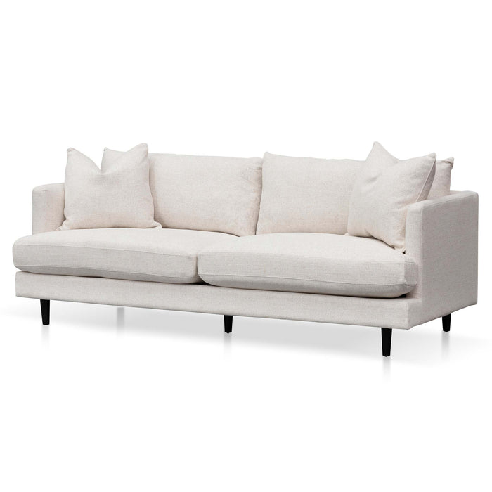 CLC8114-CA 3 Seater Fabric Sofa - Silver Rust